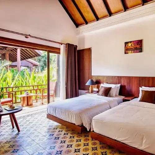 chambre ouverte sur l'extérieur tropical sreynity
